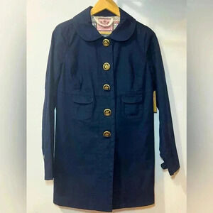 Juicy  Couture Navy Jacket Gold Button Boat Size M